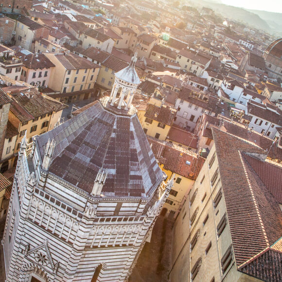 Pistoia, vista dall'alto