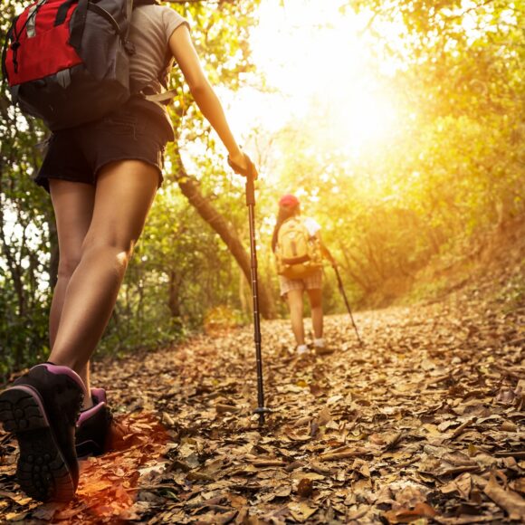 Trekking sentiero campagna toscana