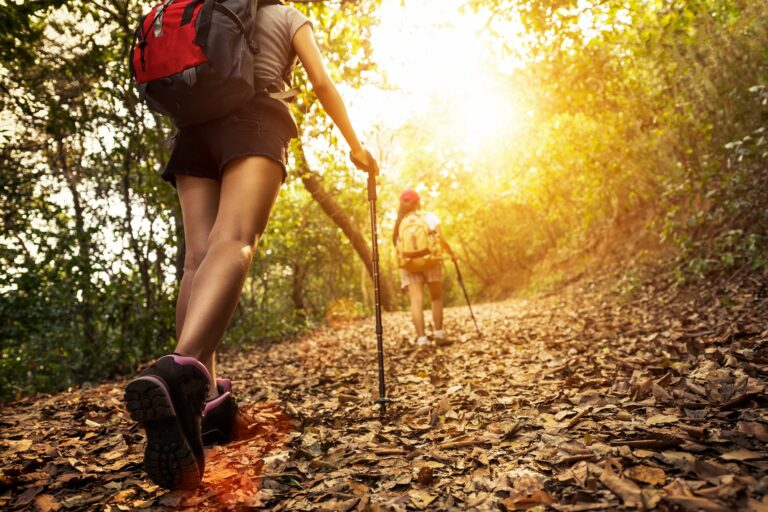 Trekking sentiero campagna toscana