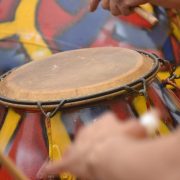 Drumming circle al Talamela
