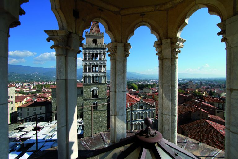 Pistoia, panorama dal Battistero