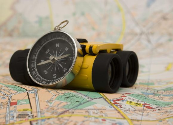 Orienteering binocolo bussola